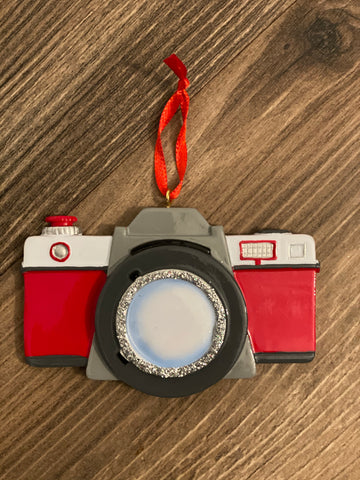 Camera/photographer- Personalized Christmas Ornament