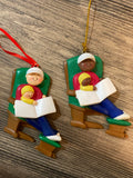 Rocking with Grandpa- Personalized Christmas Ornament