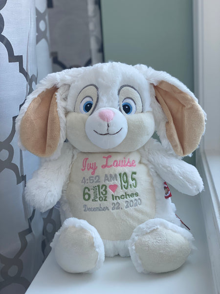 Personalized Bunny Cubbie