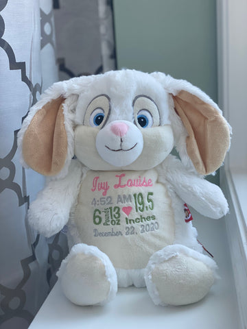 Personalized Bunny Cubbie