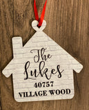House shaped new home - Personalized Ornament