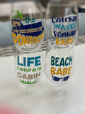Beach Babe shatterproof Govino Wine Glasses (set of 4)