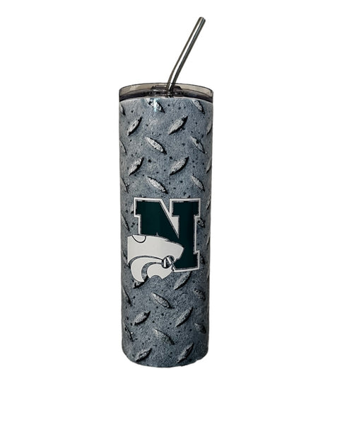 20 oz. Wildcats Insulated Tumbler (metal background)