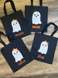 Personalized Halloween Totes- Ghost