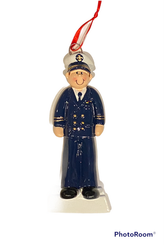 Navy Officer- Personalized Ornament