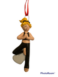 Yoga Female Standing- Personalized Ornament