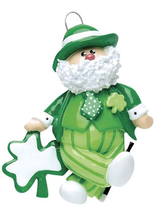 Irish Santa Personalized Ornament