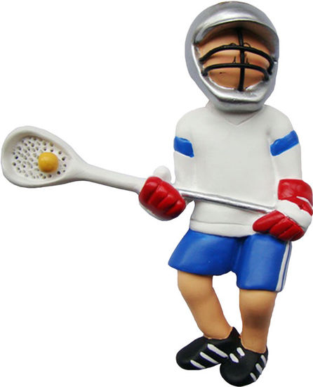 Lacrosse Player- Personalized Ornament
