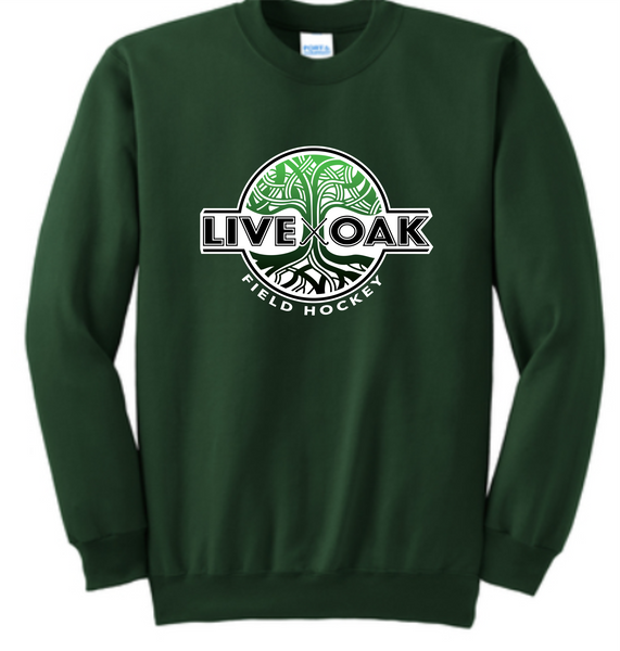 Live Oak Crew Neck Sweatshirt- Adult & Youth