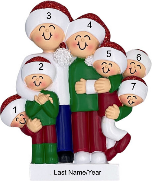 Christmas Hugs- Family of 7