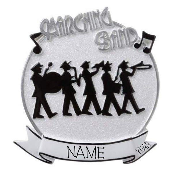 Marching Band- Personalized Christmas Ornament