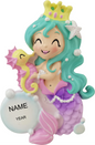 Mermaid Personalized Christmas Ornament