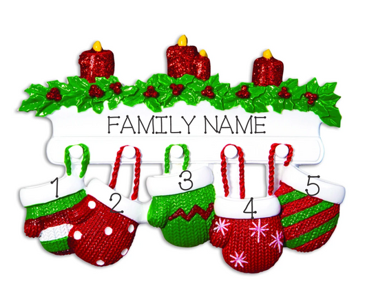 Mitten Mantle Family of 5