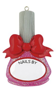 Nail Tech- Personalized Ornament