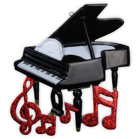Piano- Personalized Christmas Ornament