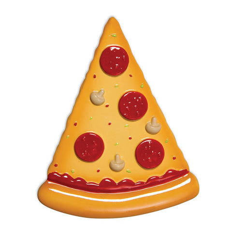 Pizza Slice- Personalized Christmas Ornament