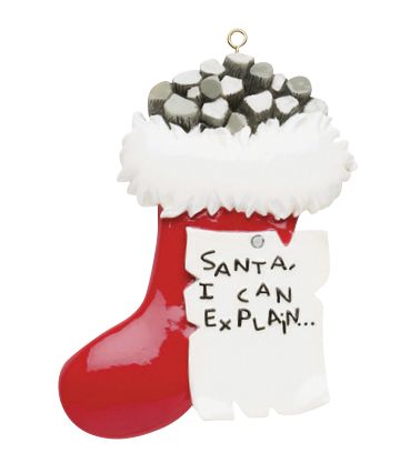 Santa, I can explain- Personalized Ornament