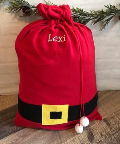 Large Personalized Santa Sack