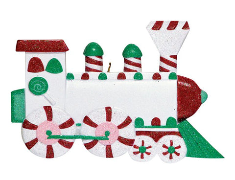 Sugar Train Personalized Christmas Ornament