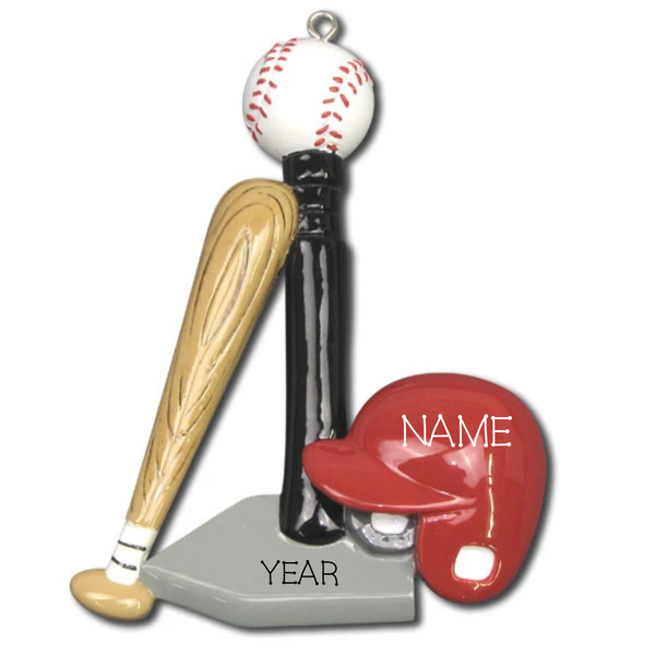 T-Ball Personalized Christmas Ornament