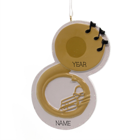 Tuba- Personalized Christmas Ornament
