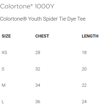 MEGA Tie Dye Shirt, Youth & Adult  Sizing
